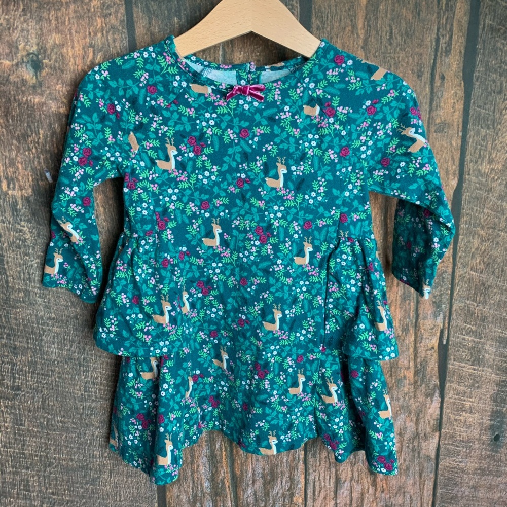 Baby girls deer dress ๐ฆ - Picture 1 of 4